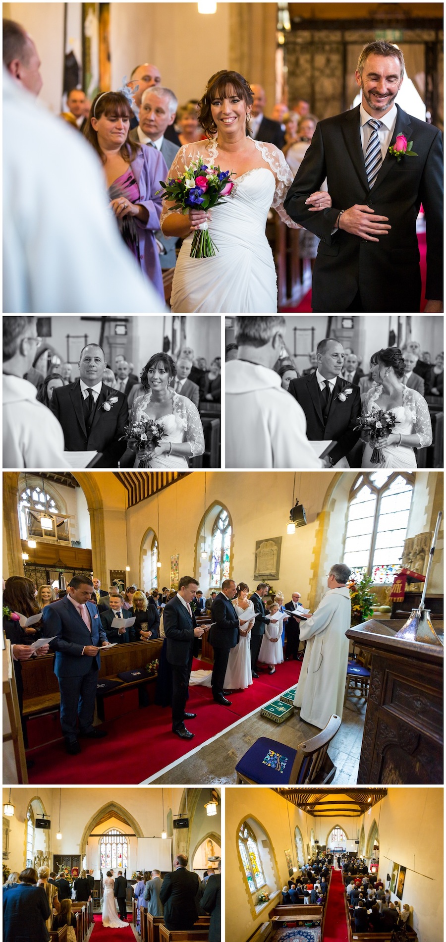 wedding aldington church