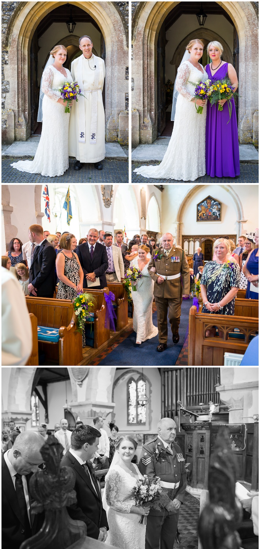 wedding woodensborough church