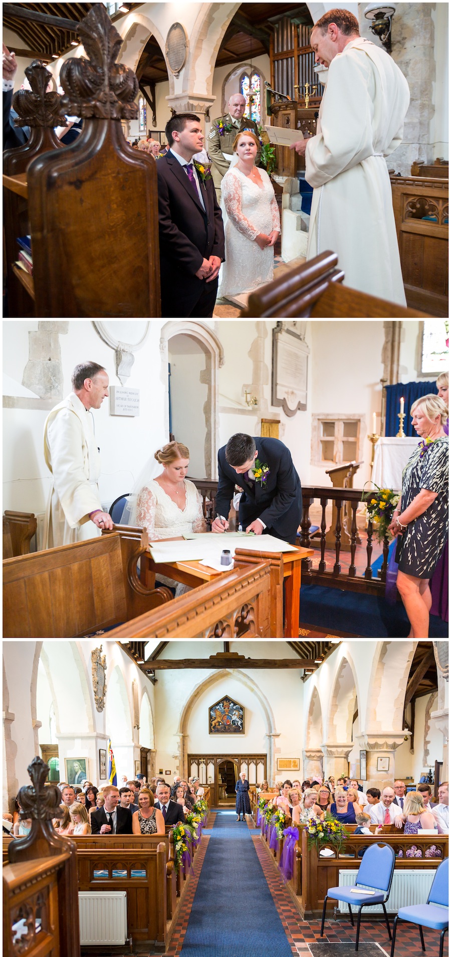 wedding woodensborough church