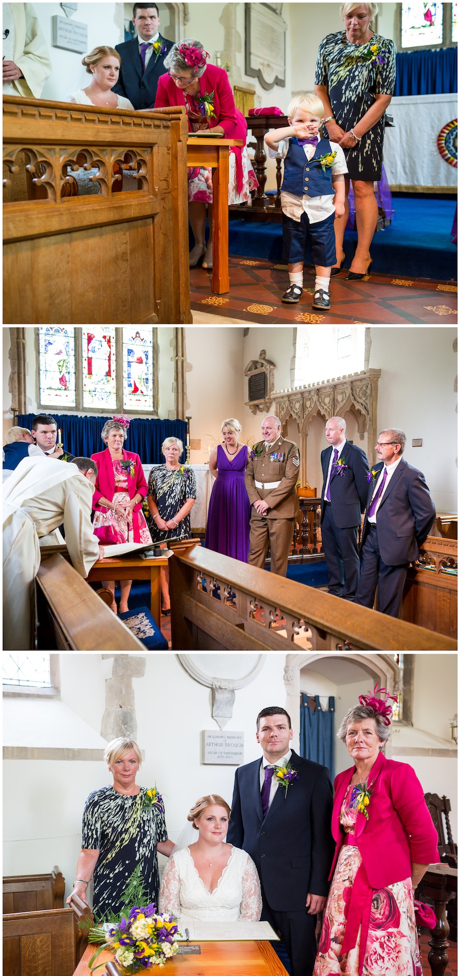 wedding woodensborough church