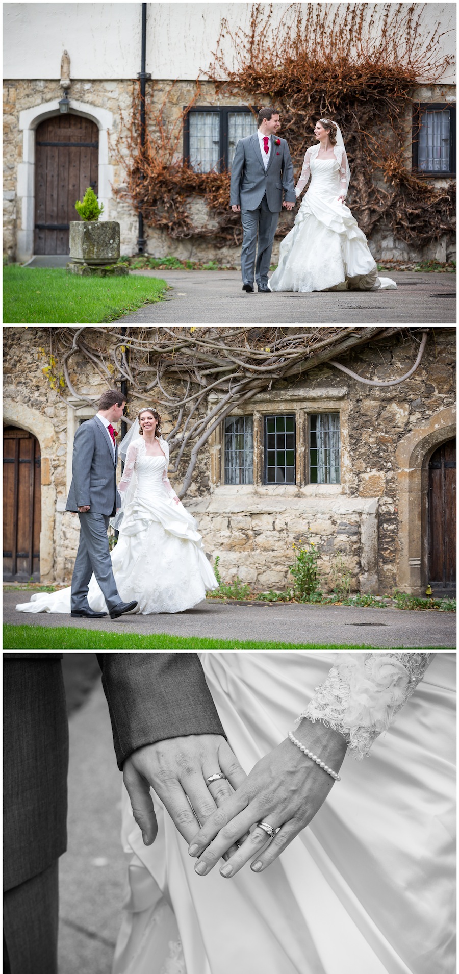 Aylesford Priory wedding photography