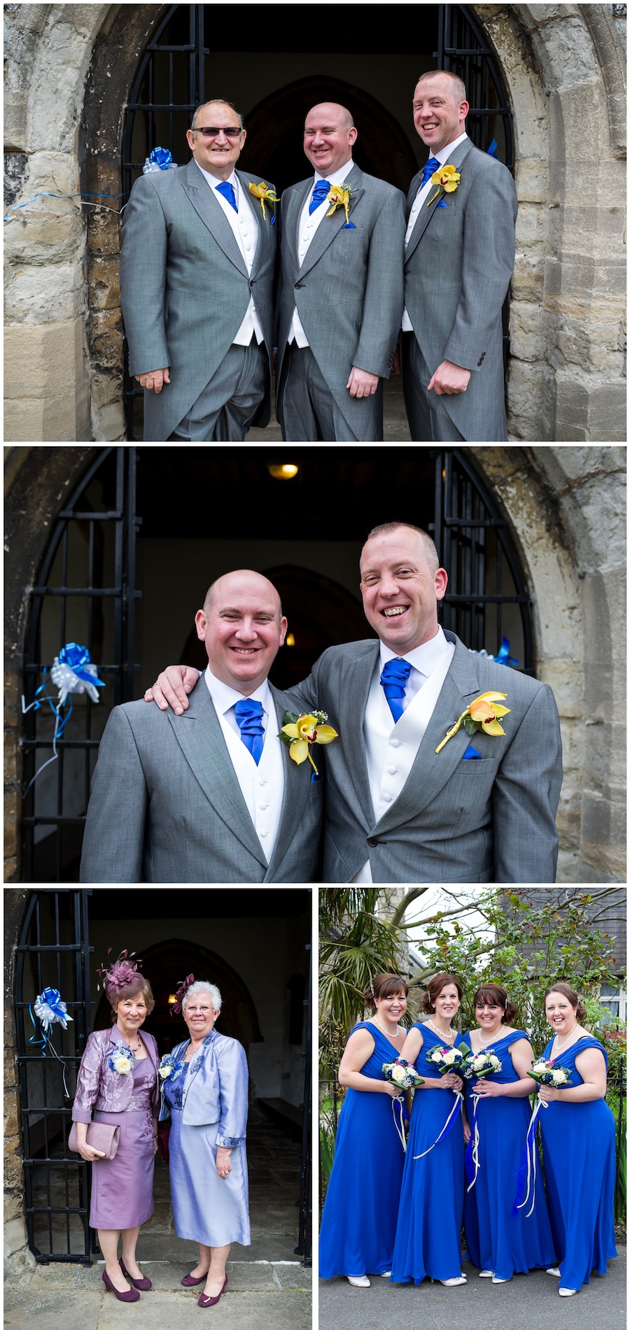 wedding St Helen's Church in Cliffe