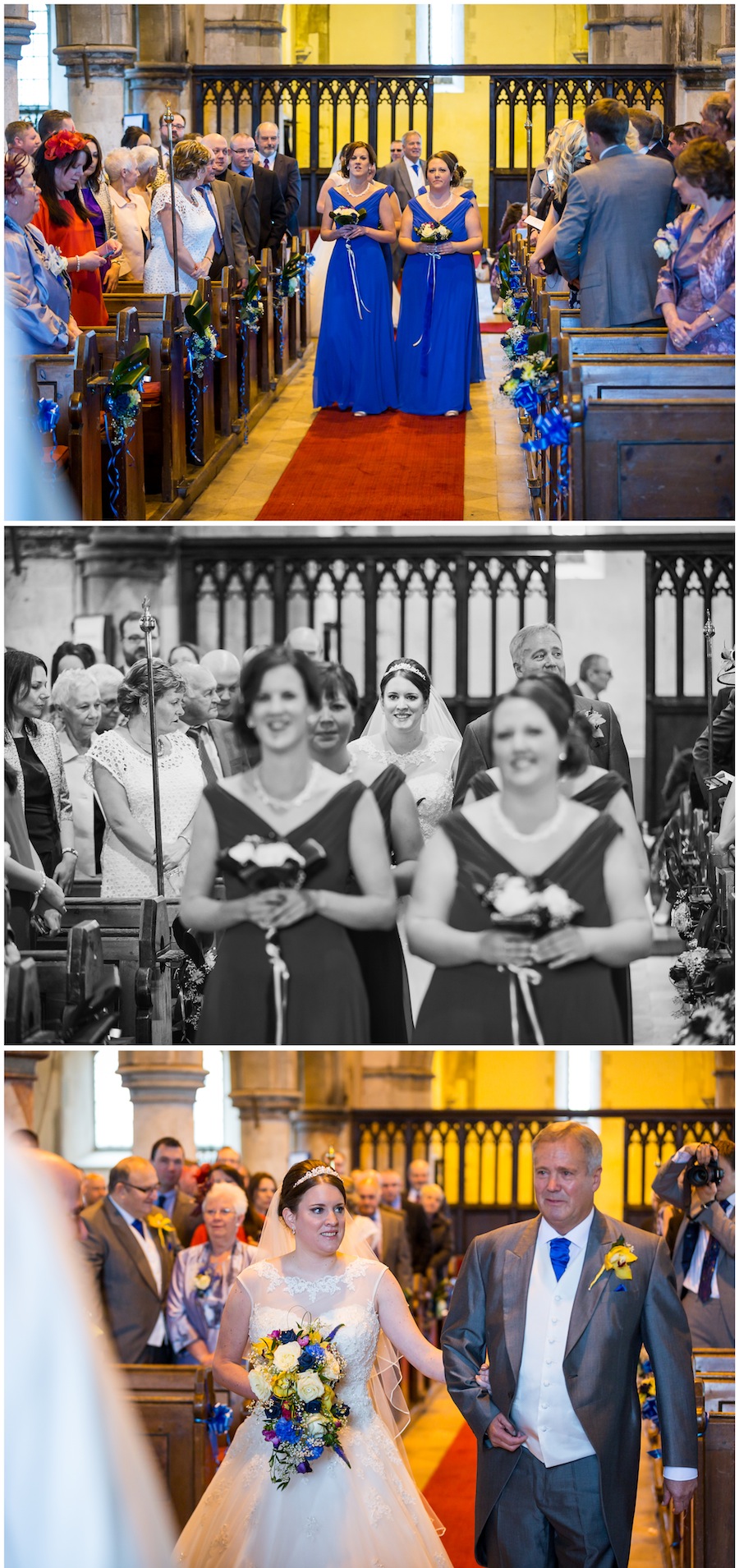 wedding St Helen's Church in Cliffe