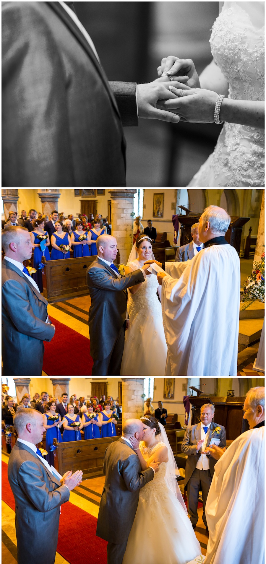 wedding St Helen's Church in Cliffe