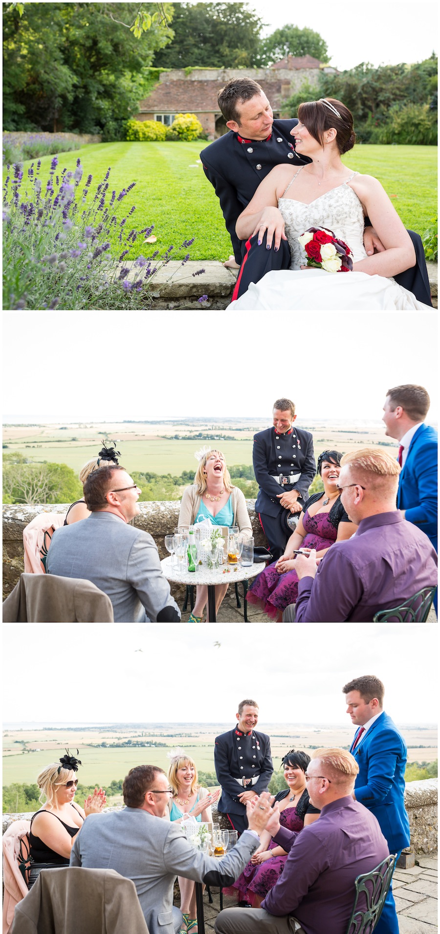 Lympne Castle wedding photography