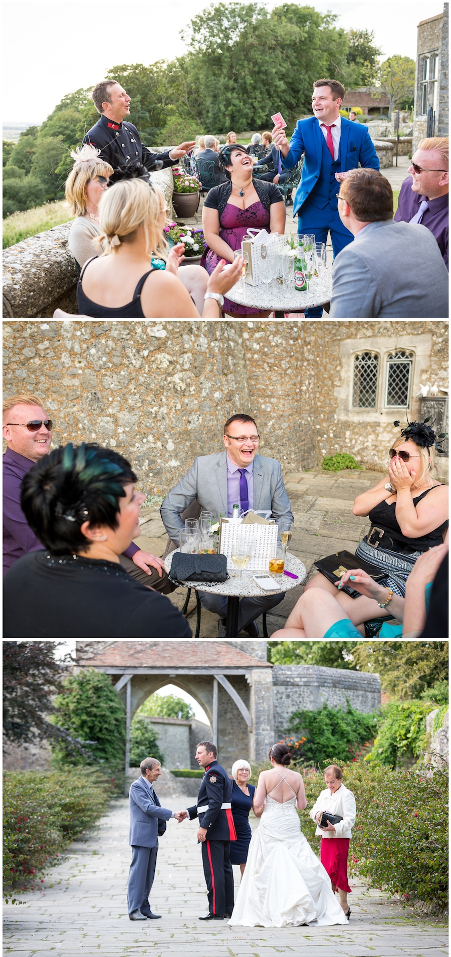 Lympne Castle wedding photography