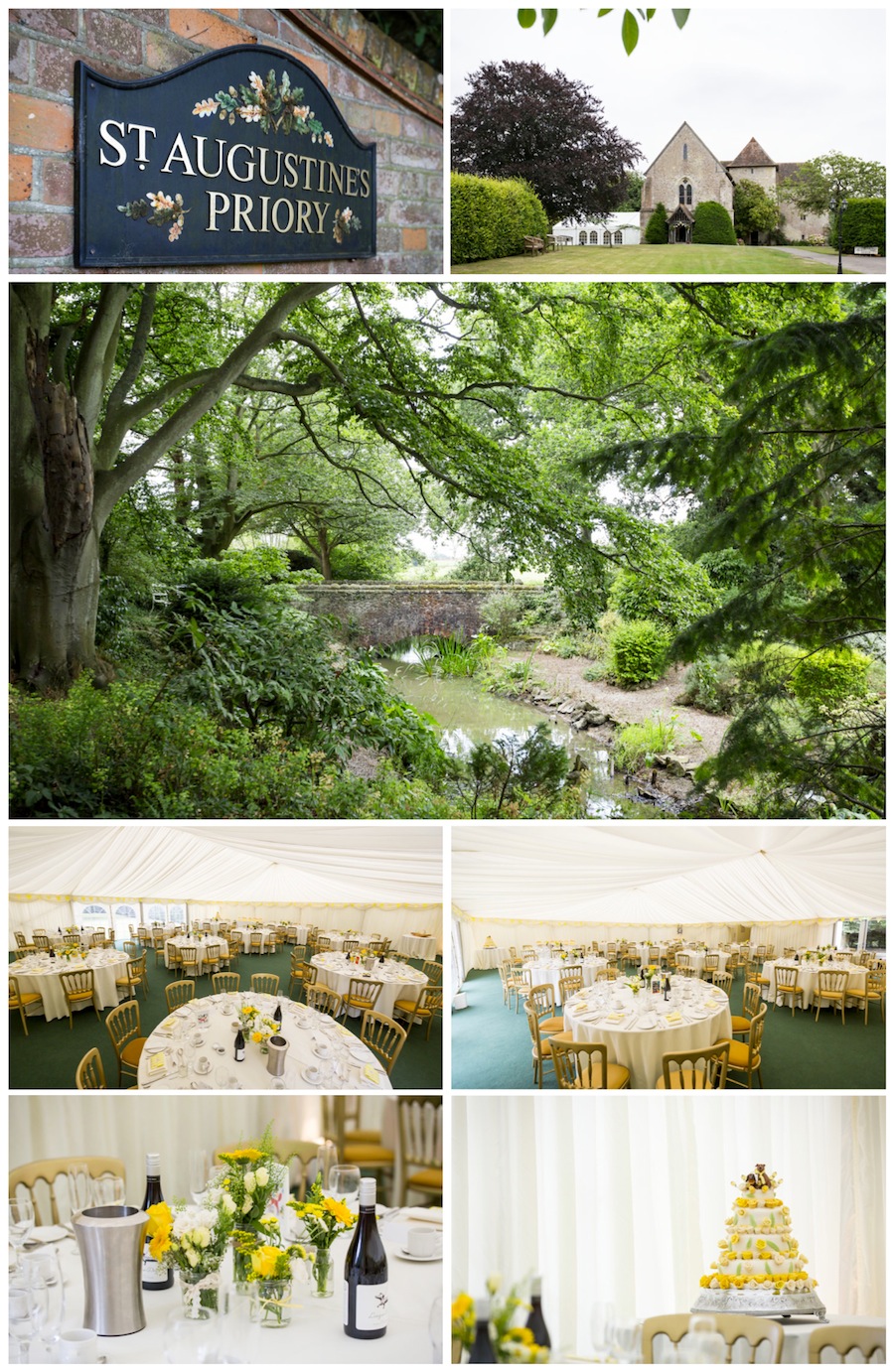 Wedding St Augustines Priory Bilsington