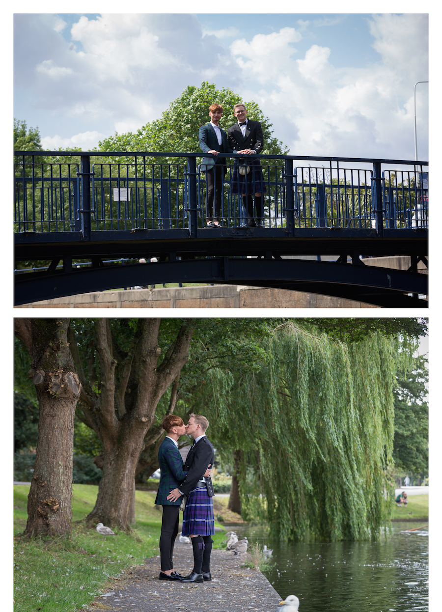 hythe canal wedding photos