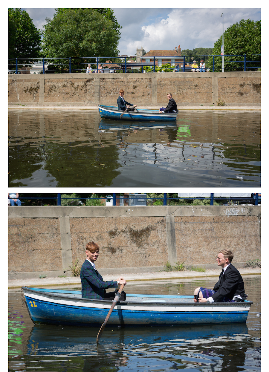 hythe canal wedding photos