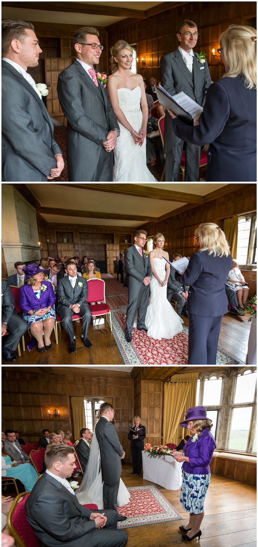 wedding lympne castle